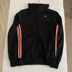 Adidas Black with Coral Track Suit